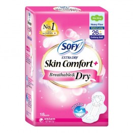 Sofy Extra Dry Day Slim Wing 26cm 18pcs