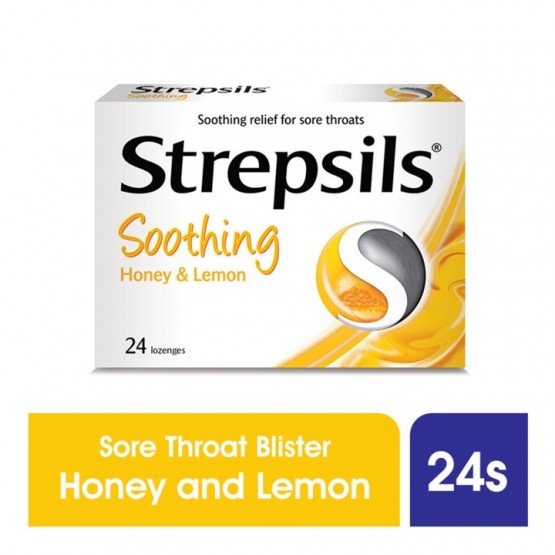 Strepsils Soothing Honey & Lemon 24s