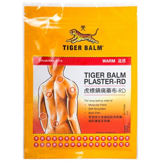 Tiger Balm Plaster Rd Warm 3 Plaster (7cm X 10cm)