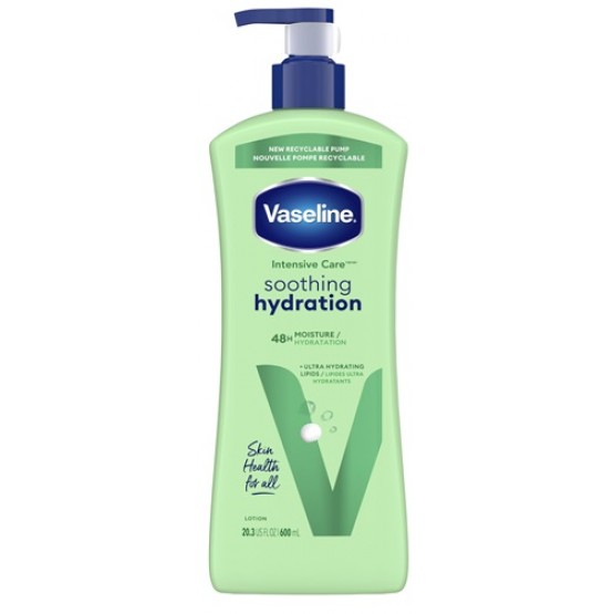 Vaseline Body Lotion (Aloe) Soothing Hydration 600ml