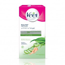 Veet Hair Remover Cold Wax Strips Dry Skin 20s