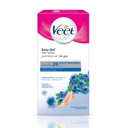 Veet Hair Remover Cold Wax Strips Sensitive Skin 20s