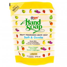 Yuri Handsoap Lemon Pouch Twin Pack 2x375ml